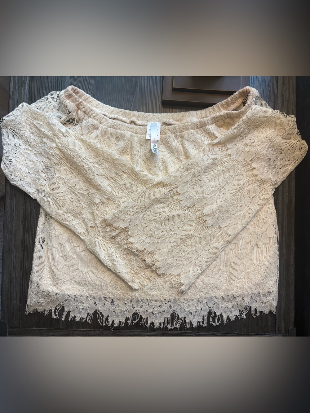 Lace Off-Shoulder Top